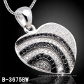 Lover Gift 925 Sterling Silver Heart Shape Pendant (B-3843, B-4071, B-3123, B-3675BW, B-4113)